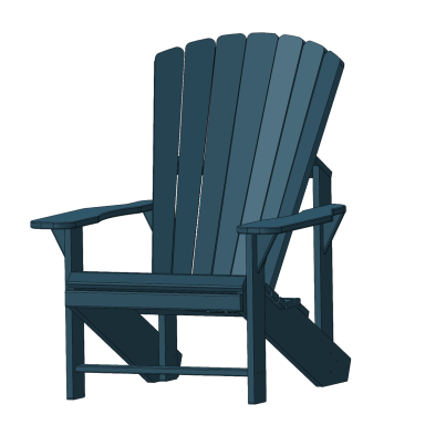 Chaise Muskoka Chaise Muskoka - Gris Fjord - Atelier des Weppes